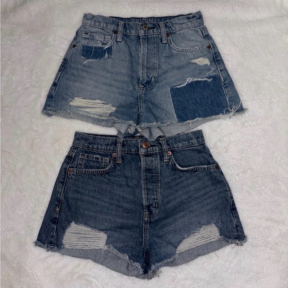 Jean Shorts Arizona high rise size 5 x2